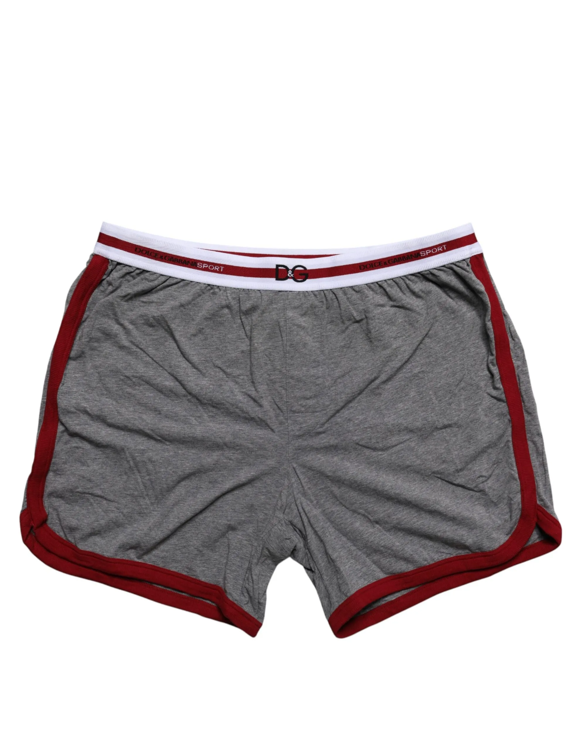 Dolce & Gabbana Men's Gray Cotton Stretch Regular Boxer Underwear