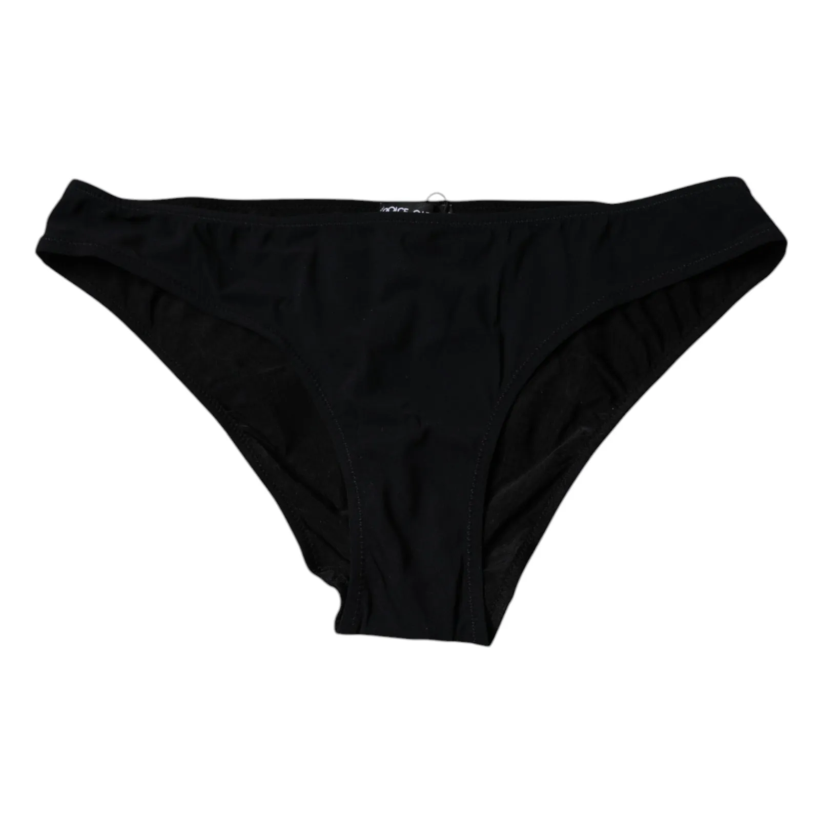 Dolce & Gabbana Women's Black Nylon Stretch Mid Waist Panty Underwear