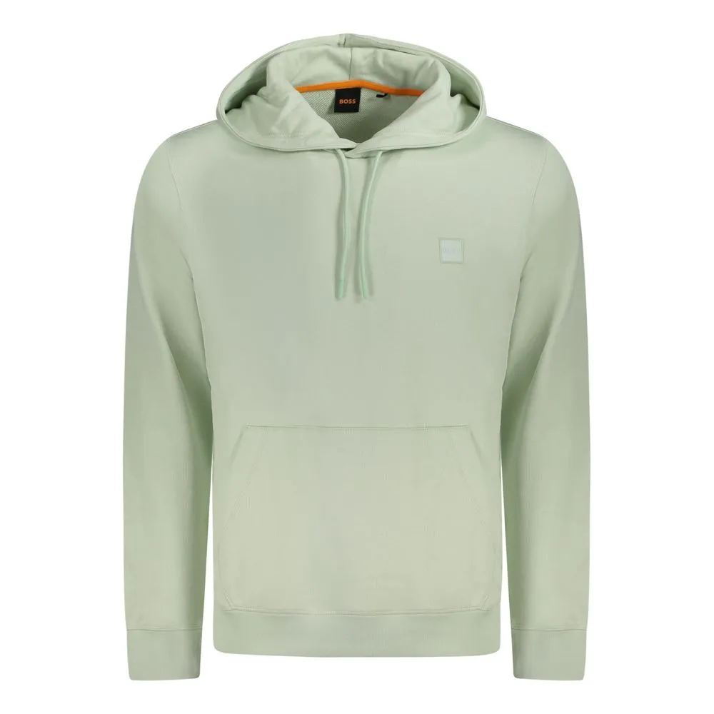 Hugo Boss Men's Green Cotton Sweater
