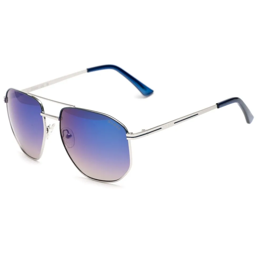Guess Men's Gray Metal Sunglasses