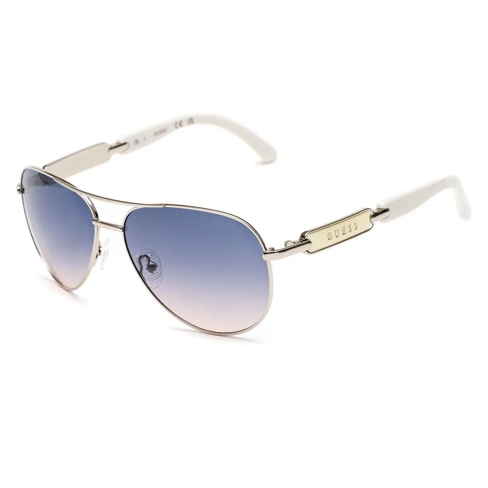 Guess Women's Gray Metal Sunglasses