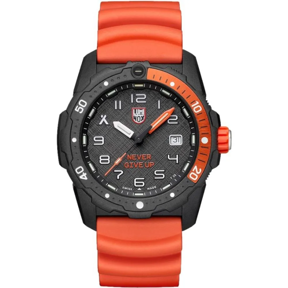 Luminox Men's Orange Rubber Watch