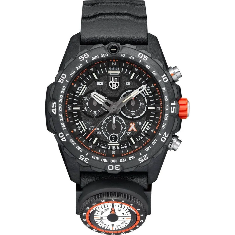 Luminox Men's Black Rubber Watch