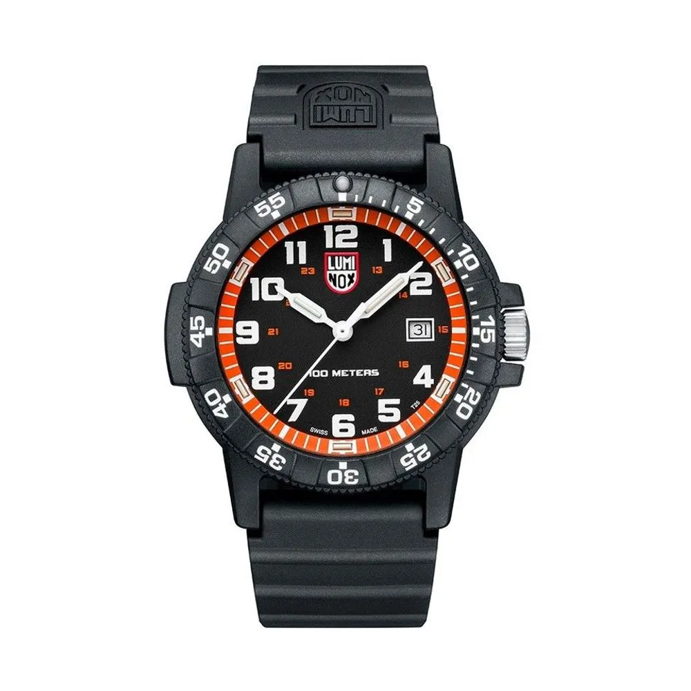 Luminox Men's Black Rubber Watch
