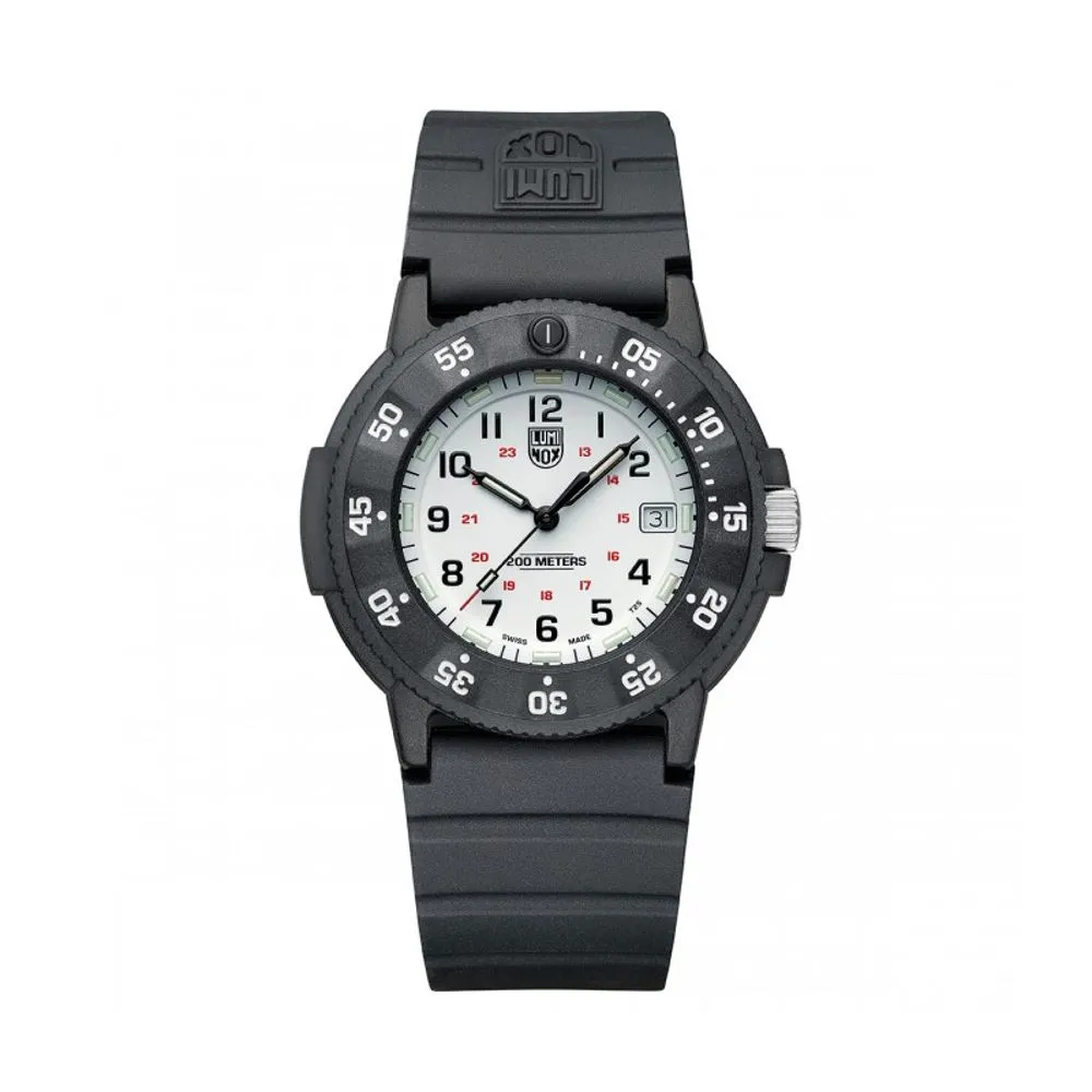 Luminox Men's Black Rubber Watch