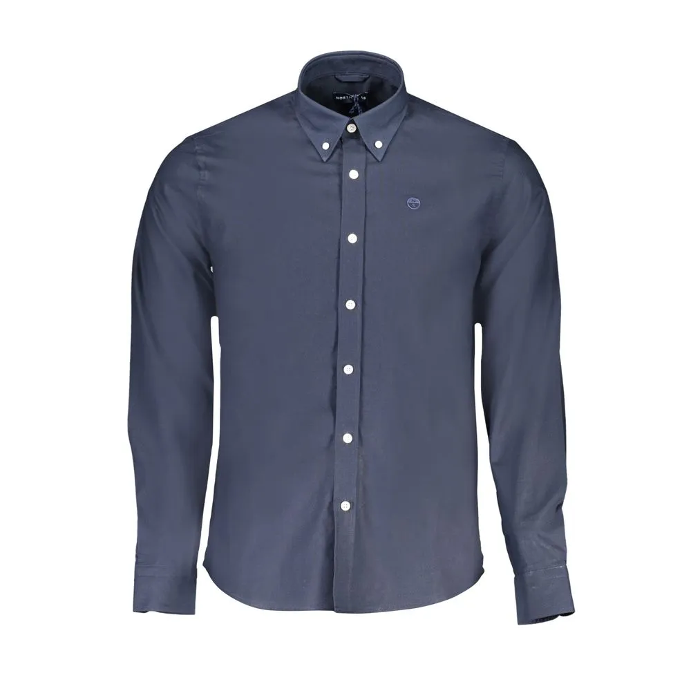North Sails Men's Blue Cotton Shirt