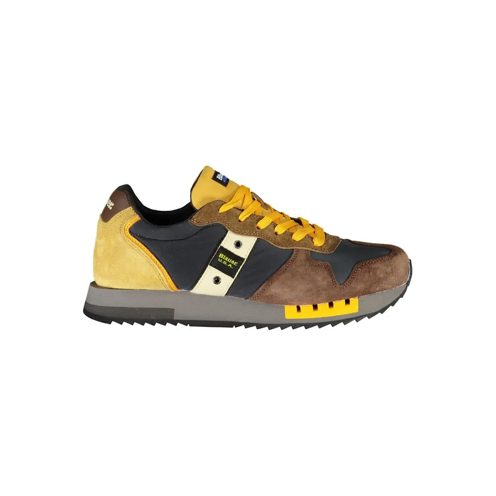 Blauer Men's Chic Contrast Lace-Up Sneakers