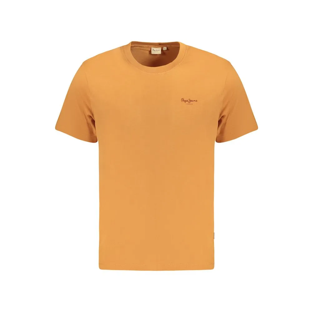 Pepe Jeans Men's Orange Cotton T-Shirt