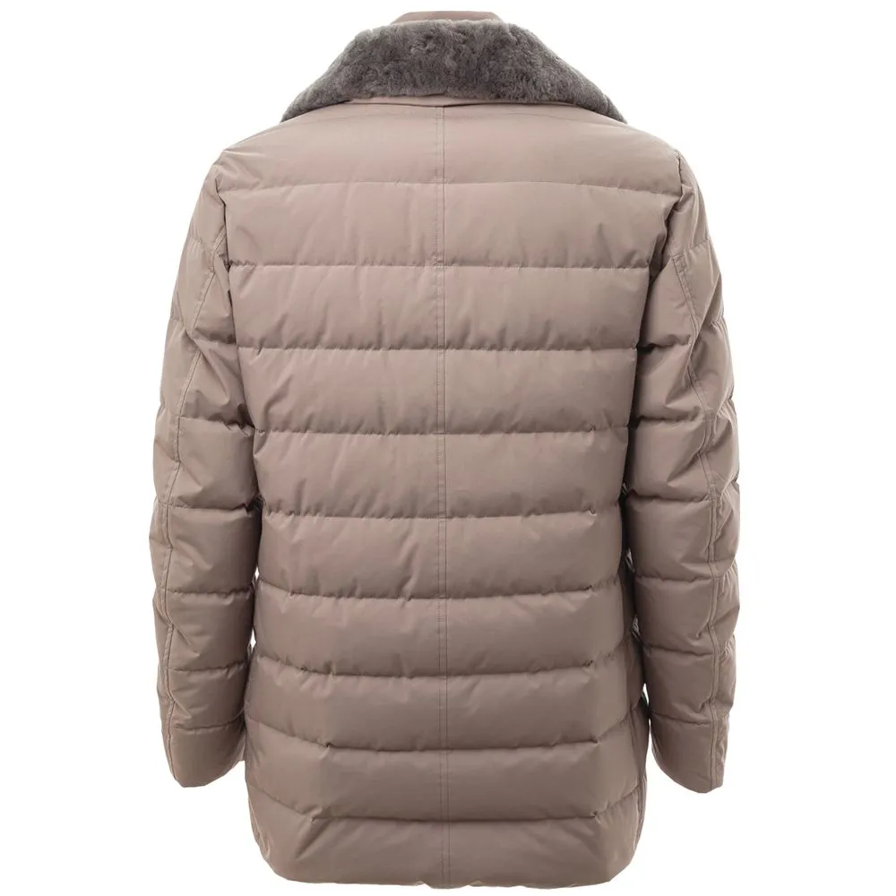 Herno Men's Gray Polyester Jacket