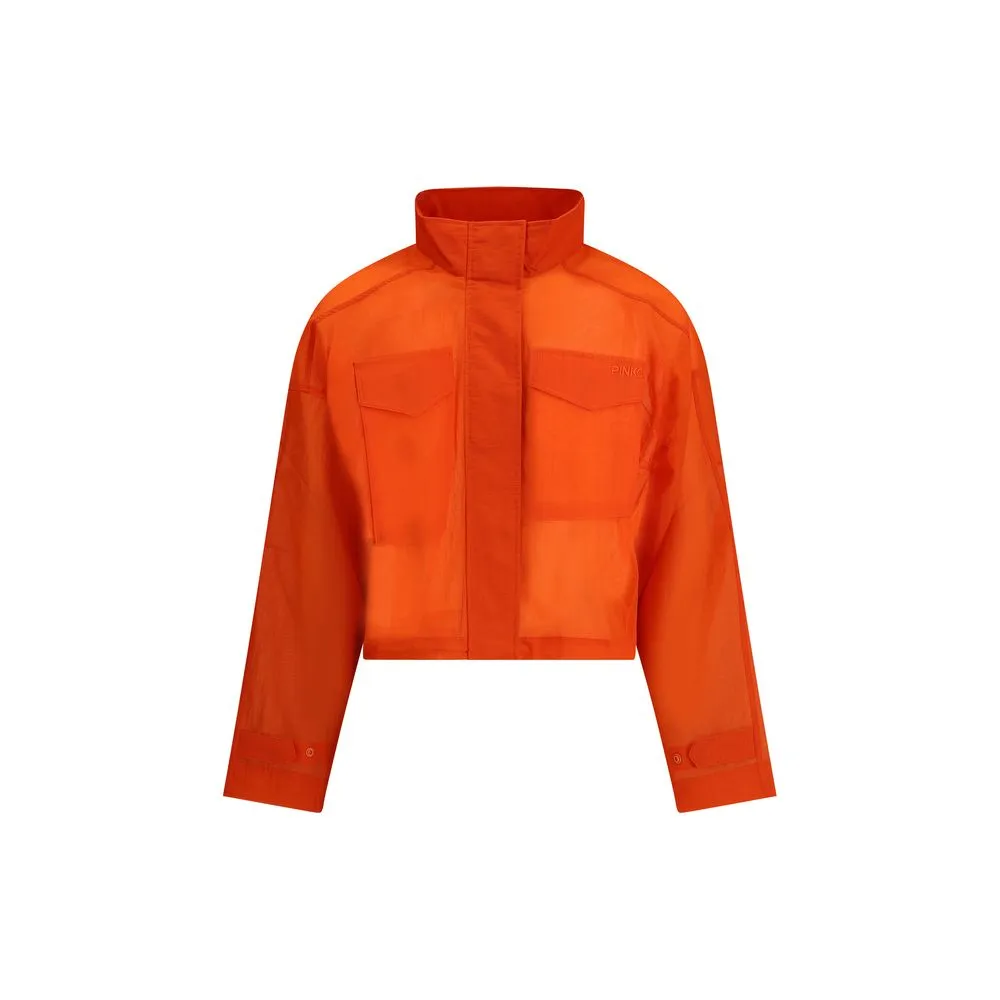 PINKO Women's Fluo cropped Jacket