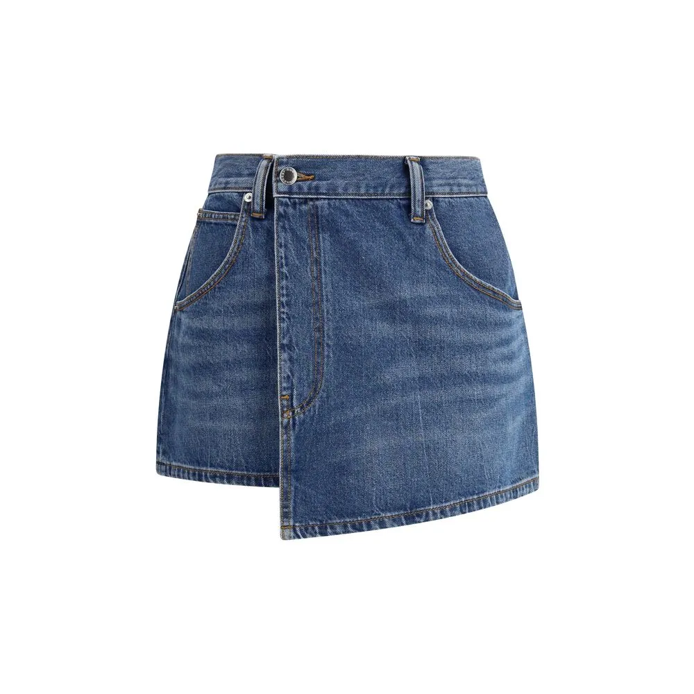 Alexander Wang Women's Denim Miniskirt