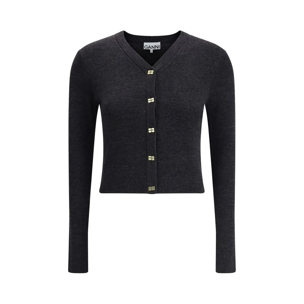 Ganni Women's Merino wool Cardigan