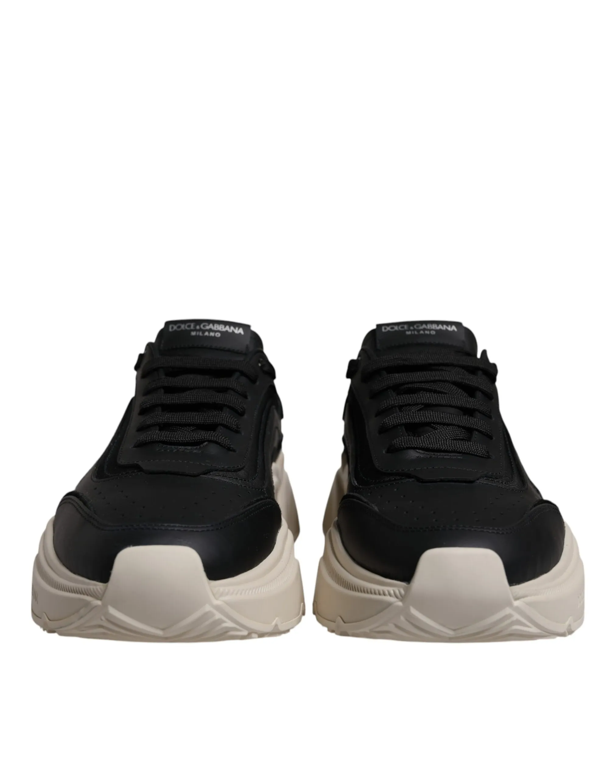 Dolce & Gabbana Men's Black White Daymaster Low Top Sneakers Shoes