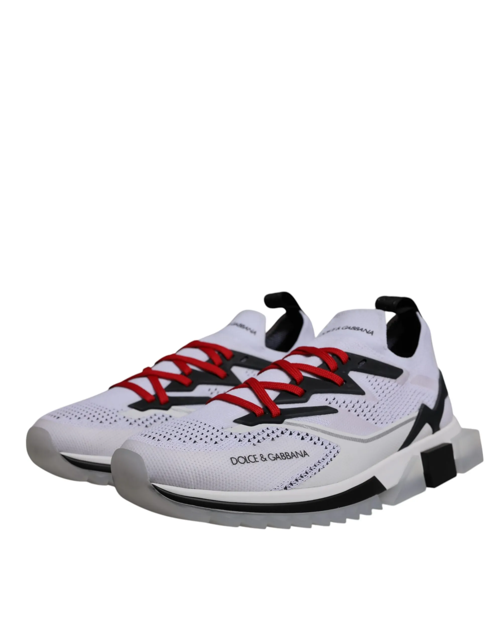 Dolce & Gabbana Men's White SORRENTO Sport Stretch Sneakers Shoes