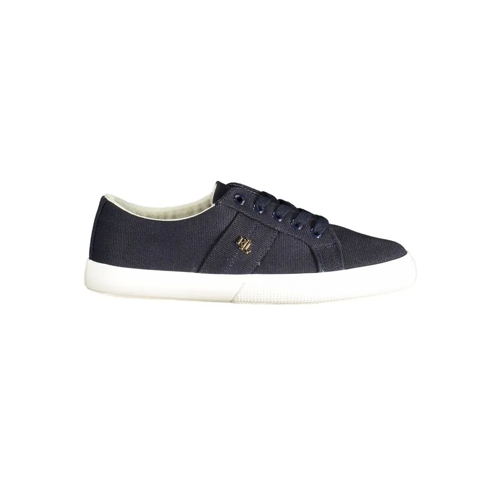 Ralph Lauren Women's Blue Cotton Sneaker