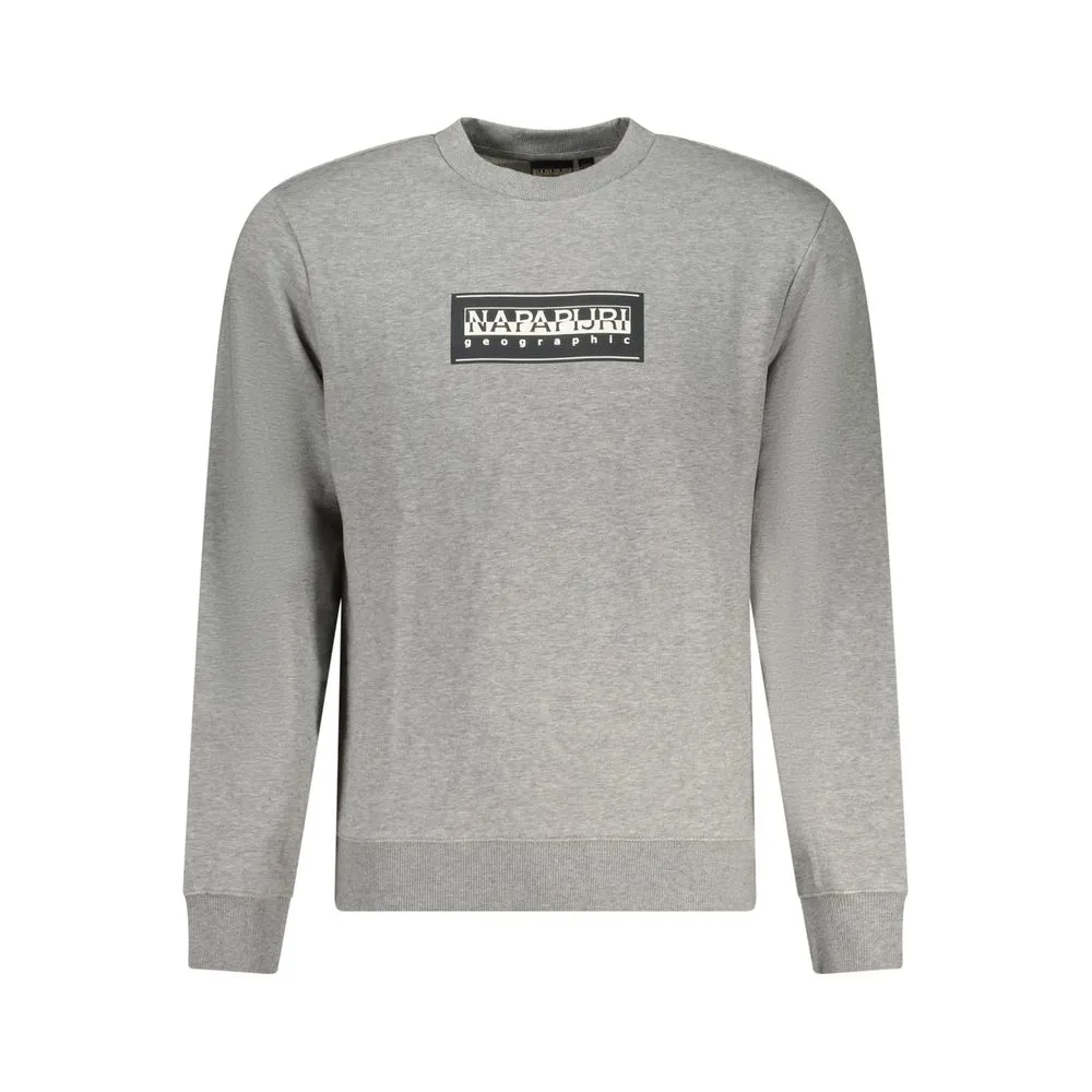 Napapijri Men's Gray Cotton Sweater
