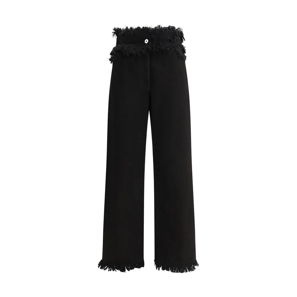 Ferragamo Women's Frayed edges Jeans