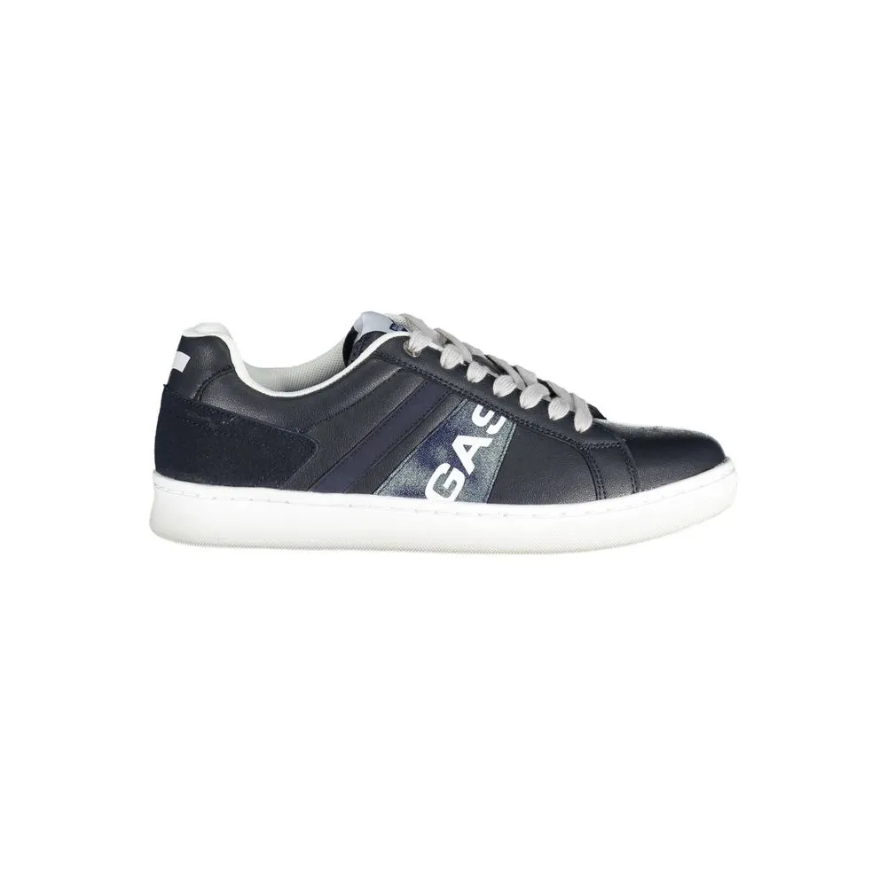 Gas Men's Blue Artificial Leather Sneaker