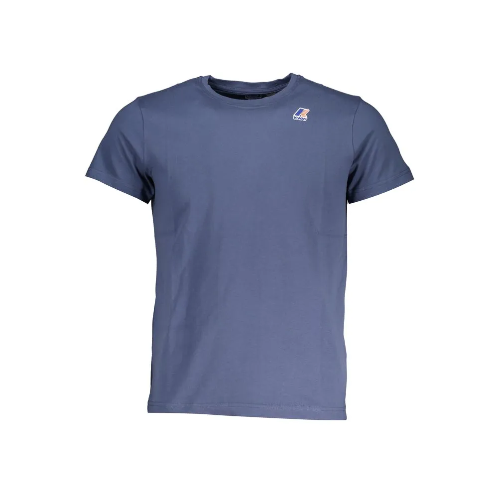K-WAY Men's Blue Cotton T-Shirt
