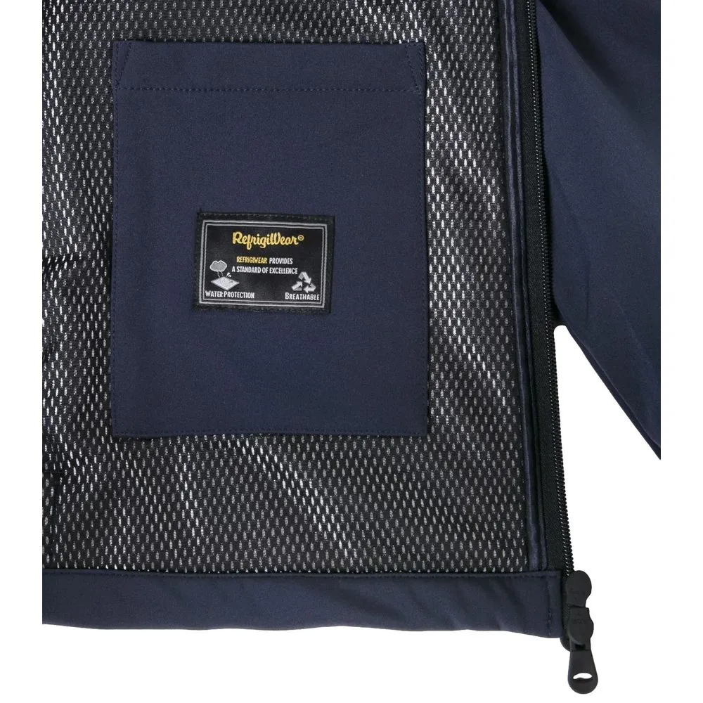 Refrigiwear Men's Blue Nylon Jacket