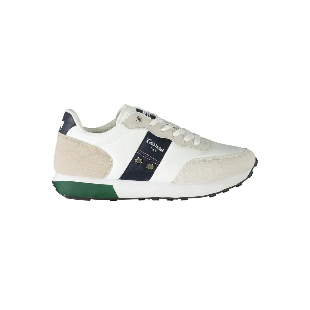 Carrera Men's White Polyester Sneaker
