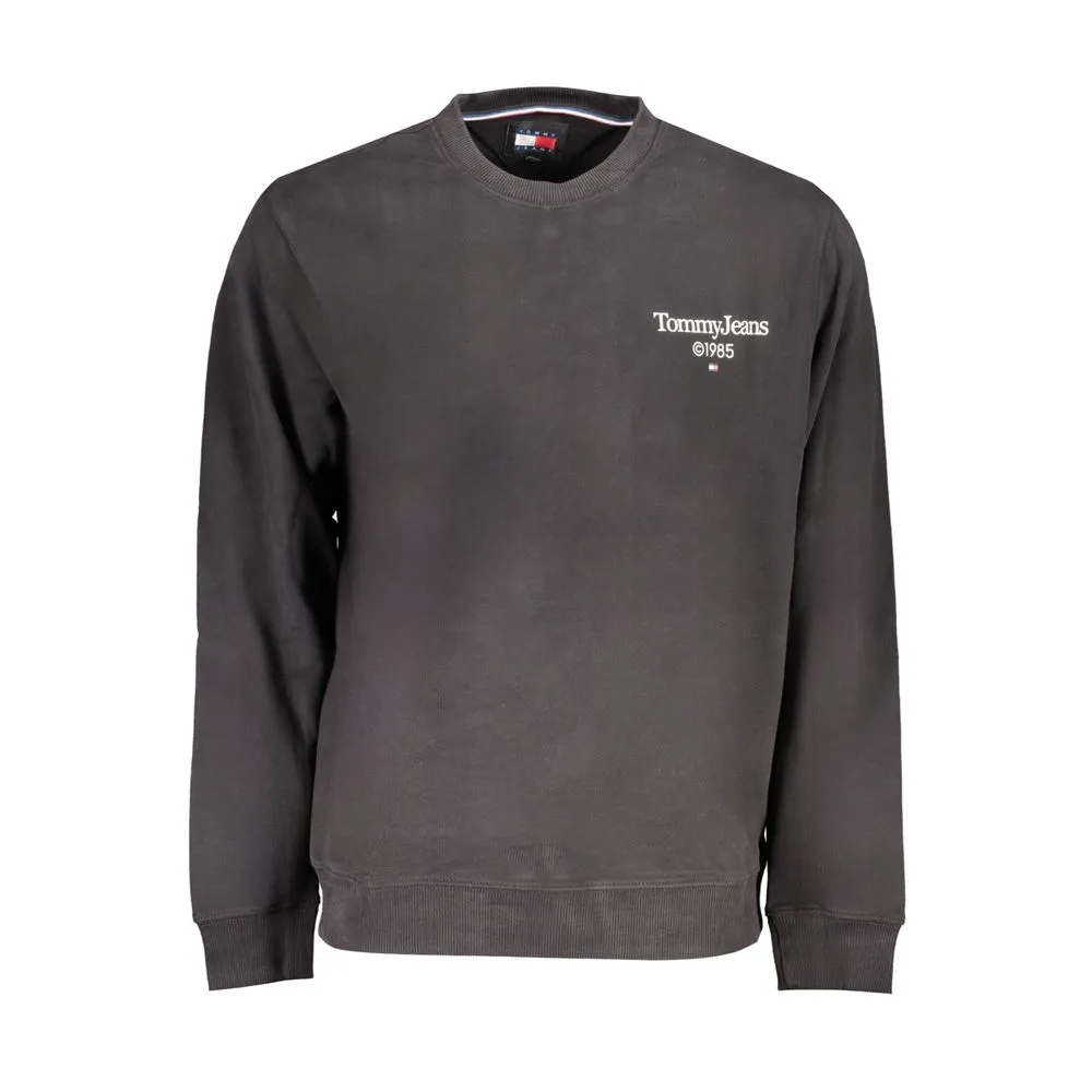 Tommy Hilfiger Men's Black Cotton Sweater