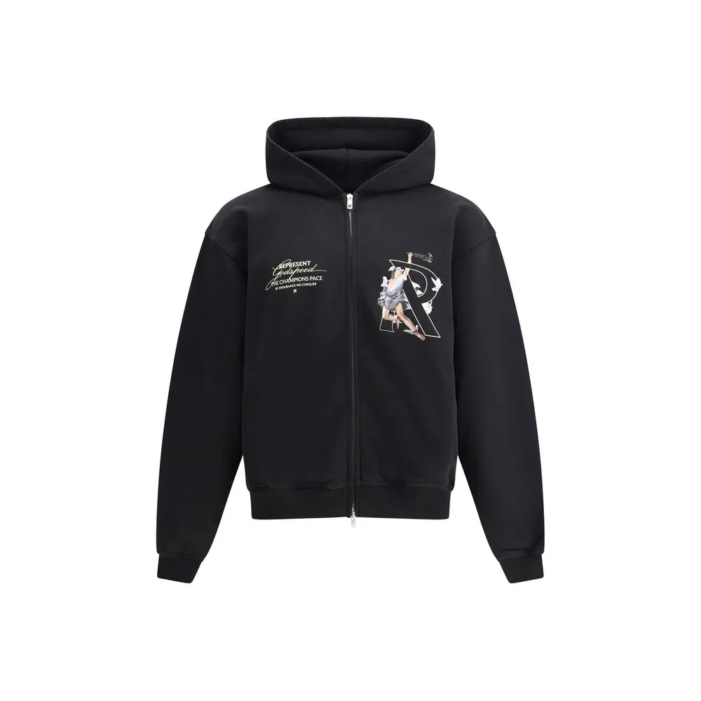 Represent Men's Hoodie with zipper