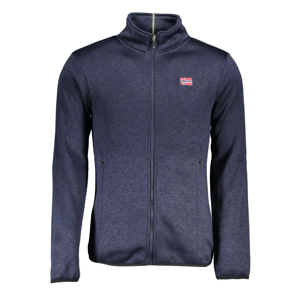 Norway 1963 Men's Sleek Long Sleeve Zip Sweatshirt