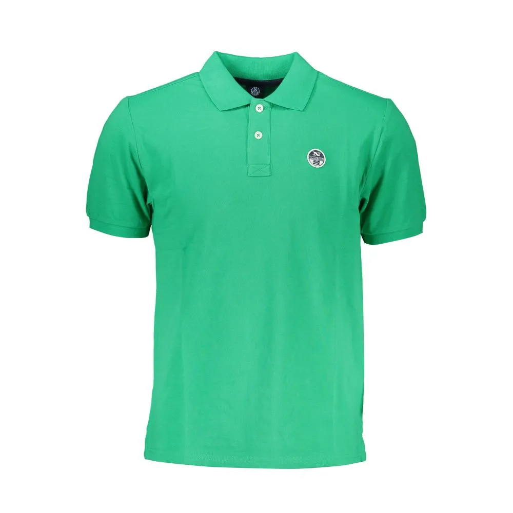 North Sails Men's Green Cotton Polo Shirt