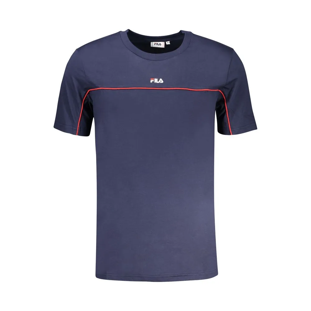 Fila Blue Cotton Men TShirt