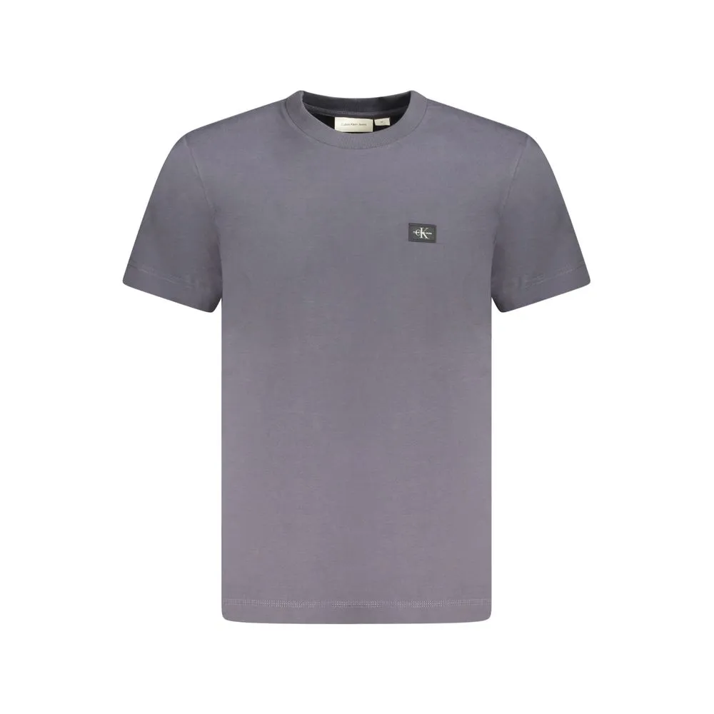 Calvin Klein Blue Cotton Men T-Shirt