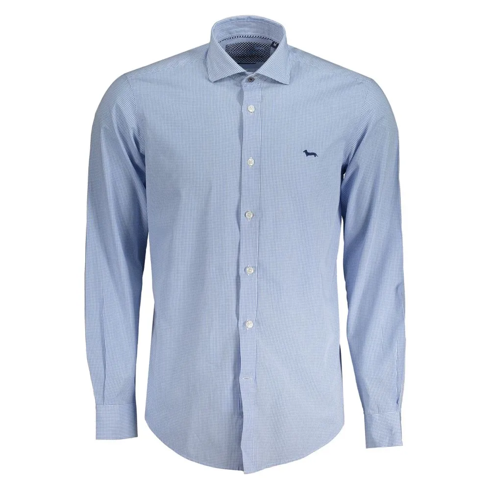 Harmont & Blaine Men's Light Blue Cotton Shirt
