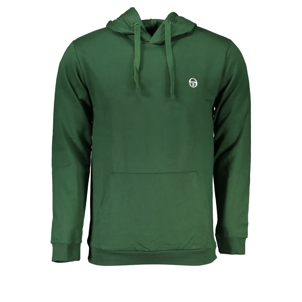 Sergio Tacchini Men's Green Cotton Sweater