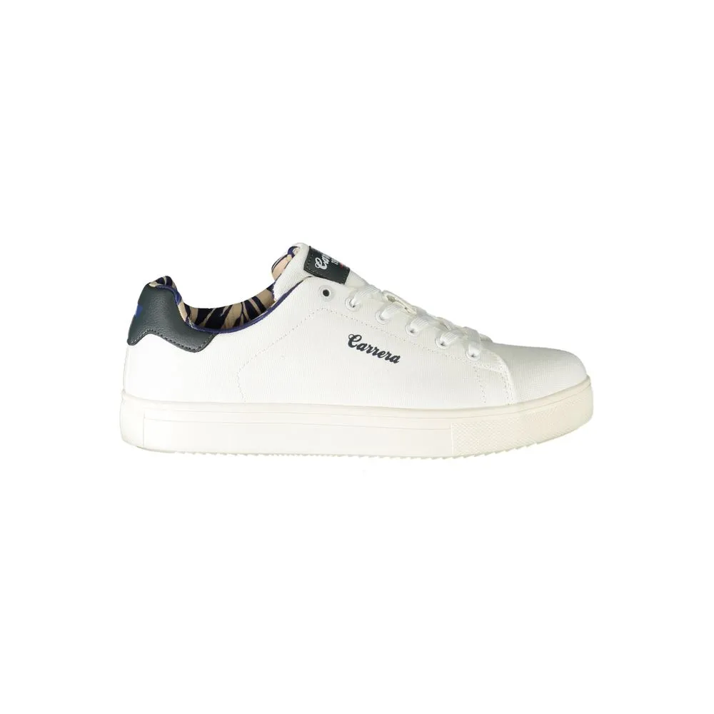 Carrera Men's White Polyester Sneaker