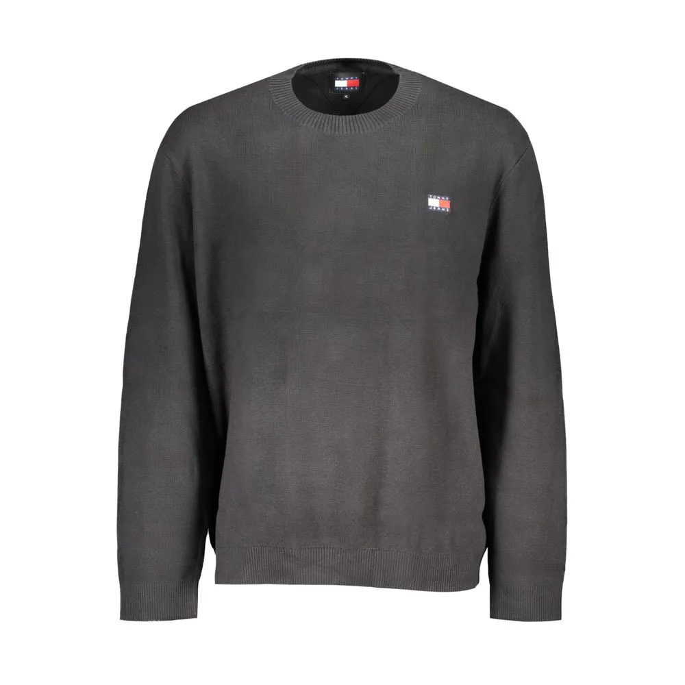 Tommy Hilfiger Men's Black Cotton Sweater