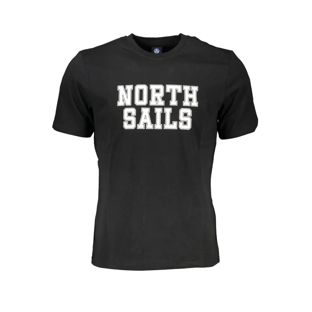 North Sails Men's Black Cotton T-Shirt