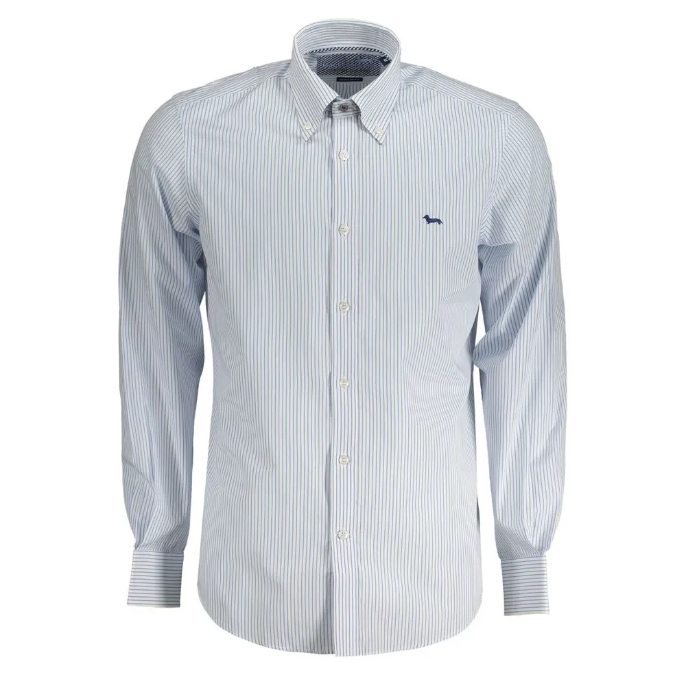 Harmont & Blaine Men's White Cotton Shirt