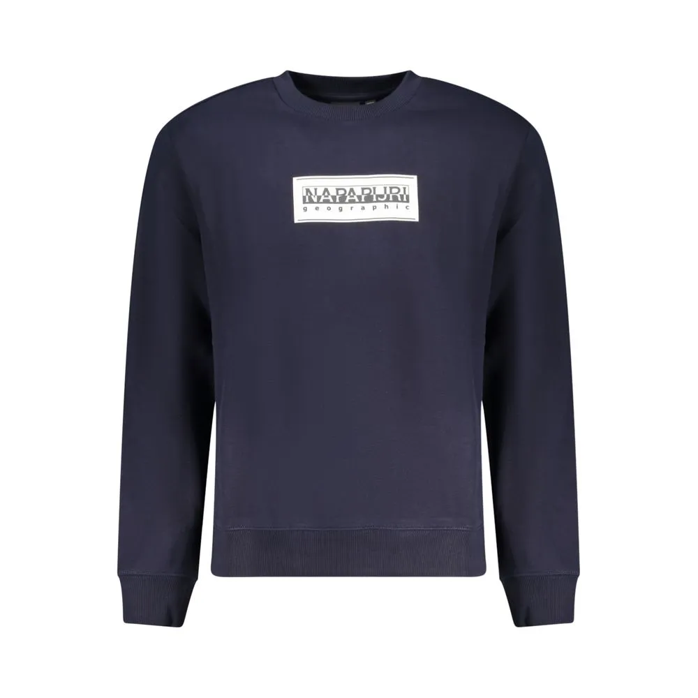 Napapijri Men's Blue Cotton Sweater
