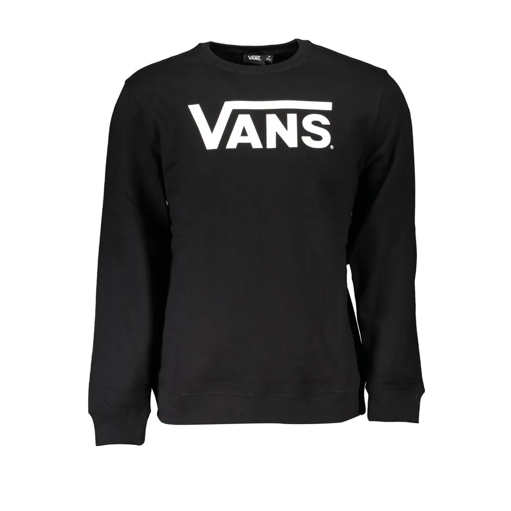 Vans Men's Sleek Fleece Crew Neck Black Sweatshirt