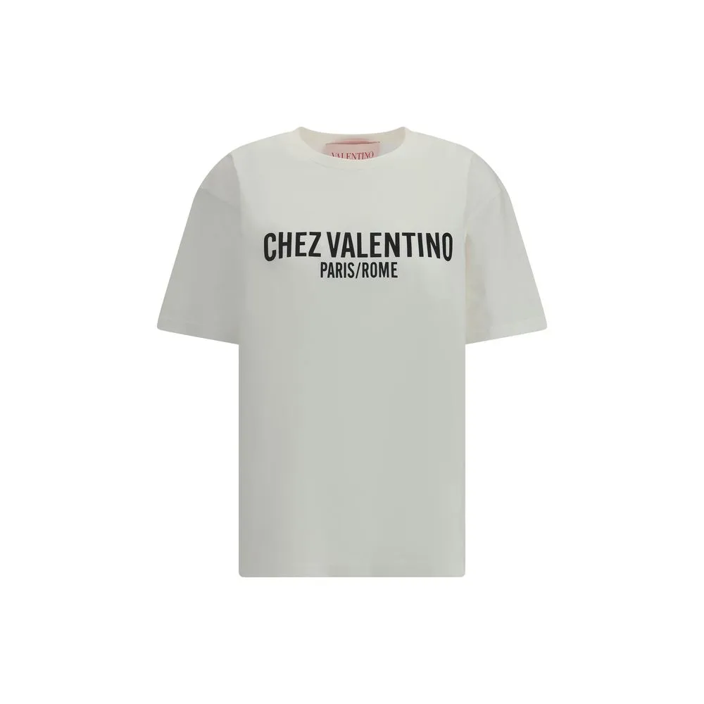 Valentino Women's Logo's cotton T-shirt