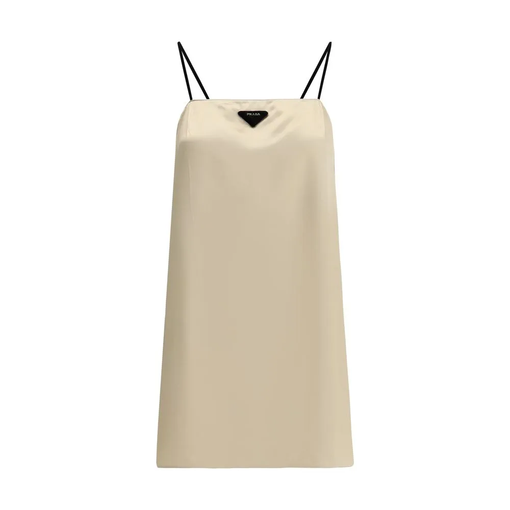Prada Women's Logoed mini Dress