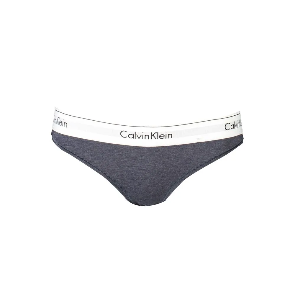 Calvin Klein Blue Cotton Women Brief