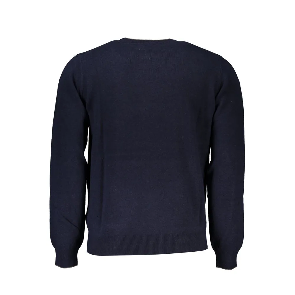 Harmont & Blaine Men's Sophisticated Crew Neck Cashmere Blend Sweater