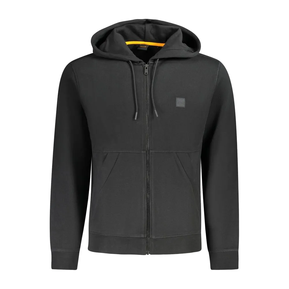 Hugo Boss Men's Black Cotton Sweater