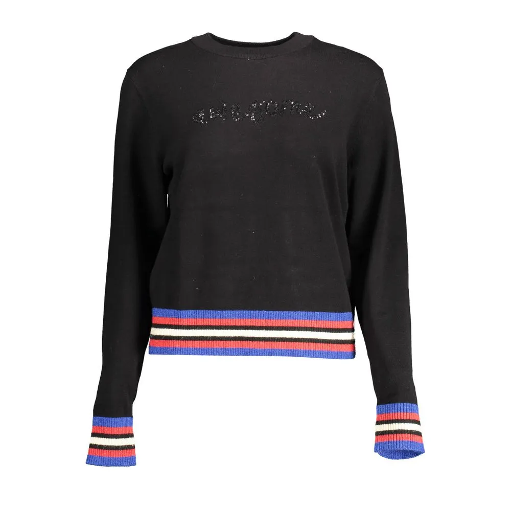 Desigual Black Viscose Women Sweater