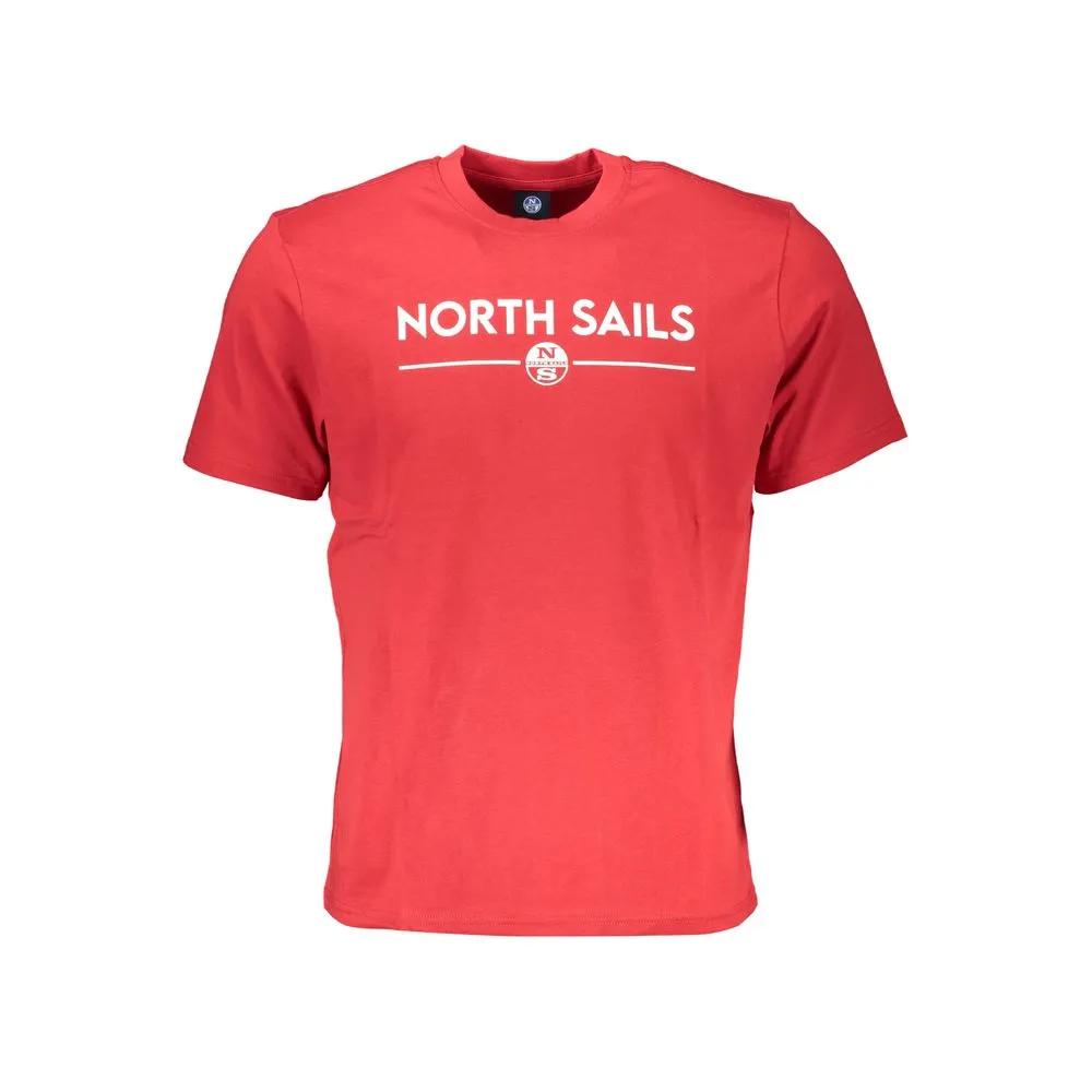 North Sails Men's Red Cotton T-Shirt