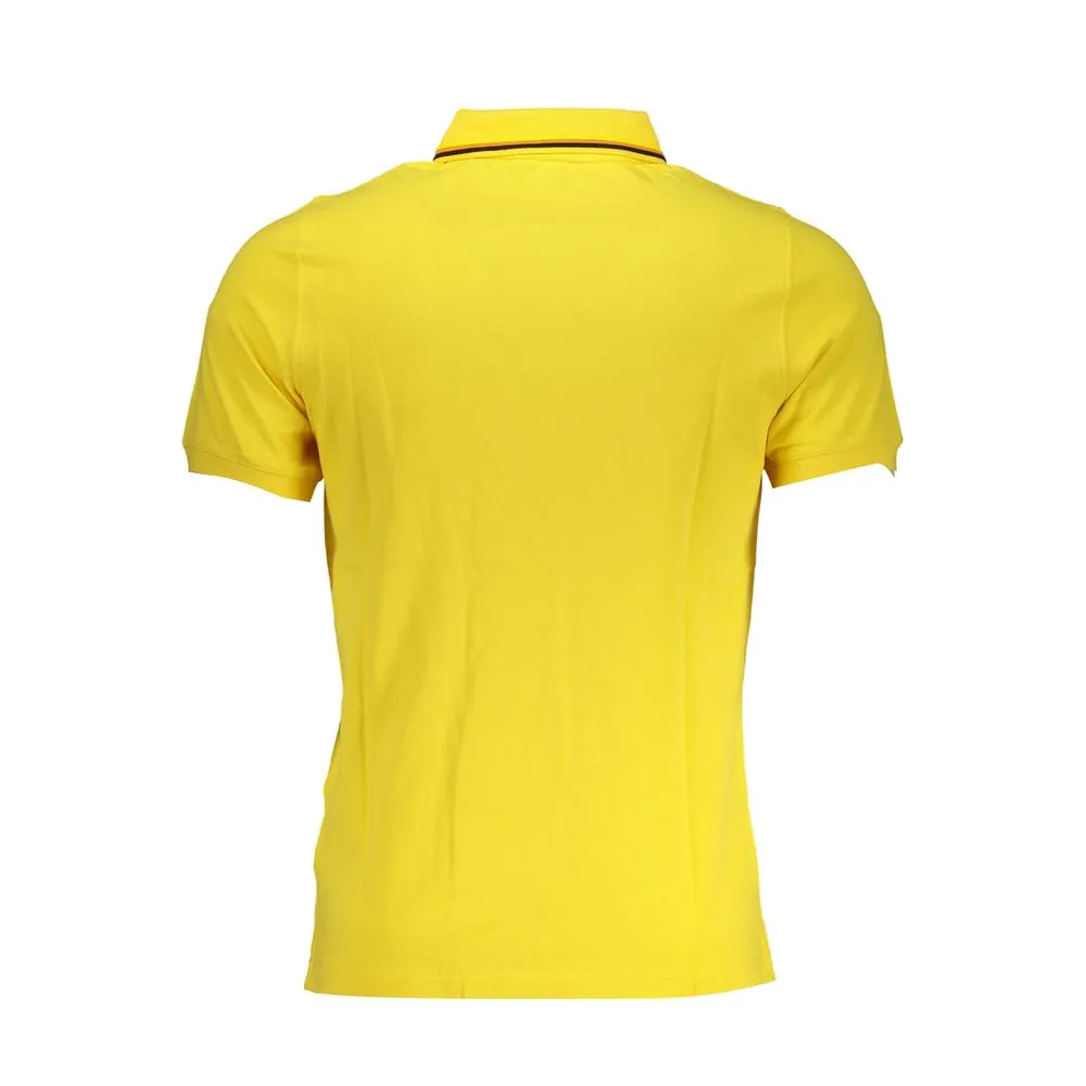 K-WAY Men's Sunny Yellow Contrast Detail Polo