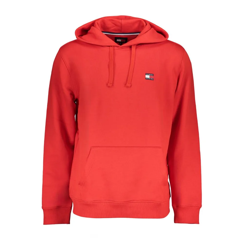 Tommy Hilfiger Men's Red Cotton Sweater