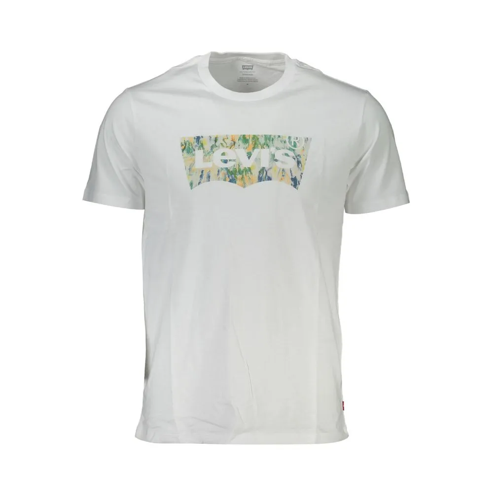 Levi's Men's White Cotton T-Shirt