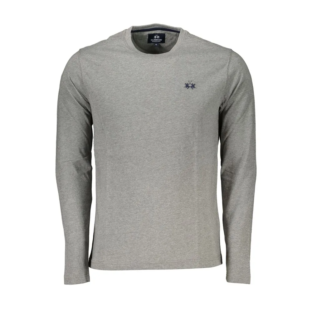 La Martina Men's Elegant Long-Sleeved Crew Neck Tee